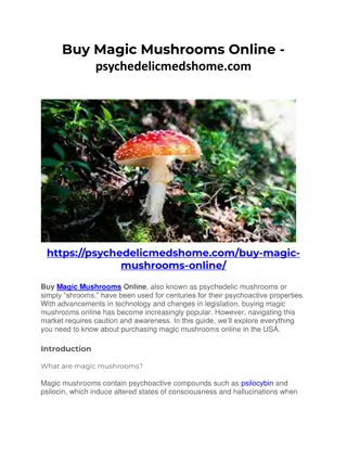 Buy Magic Mushrooms Online - psychedelicmedshome.com