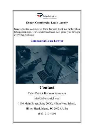 Expert Commercial Lease Lawyer