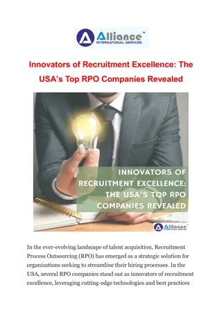 Innovators of Recruitment Excellence: The USA’s Top RPO Companies Revealed