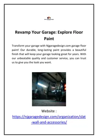 Revamp Your Garage: Explore Floor Paint