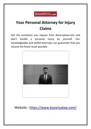 Your Personal Attorney for Injury Claims