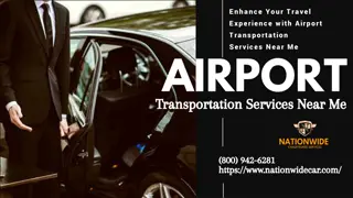 Enhance Your Travel Experience with Airport Transportation Services Near Me