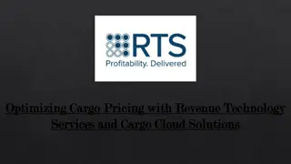Optimizing Cargo Pricing with Revenue Technology Services and Cargo Cloud Solutions