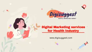 Digital marketing services for Health industry