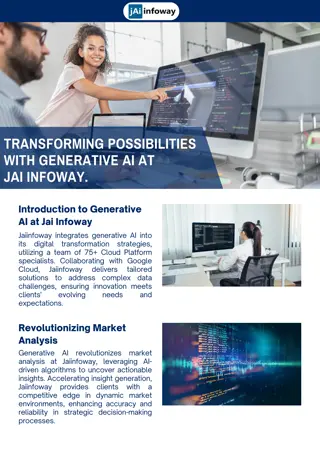 Transforming possibilities with Generative AI at Jaiinfoway