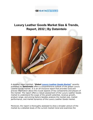 Luxury Leather Goods Market