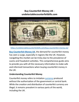Buy Counterfeit Money UK - undetectablecounterfeitbills.com