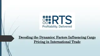 Factors Influencing Cargo Pricing in International Trade