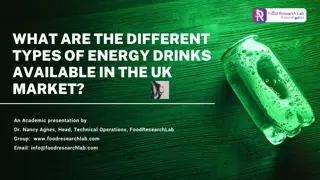 What are the different types of energy drinks available in the UK market