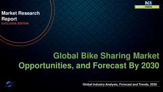 Bike Sharing Market will reach at a CAGR of 14.0% from to 2030