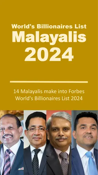 Malayalis in Forbes Richest List 2024