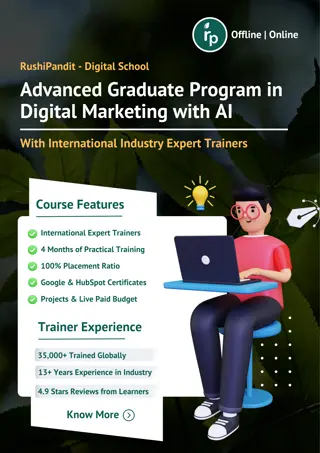 Elevate Your Expertise: Enroll in the Advanced Graduate Program in Digital Mark