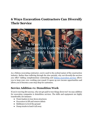 6 Ways Excavation Contractors Can Diversify Their Service