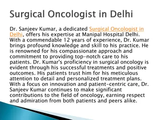 Surgical Oncologist in Delhi GI CANCER