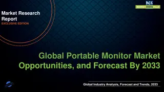 Portable Monitor Market will reach at a CAGR of 22.1% from to 2033