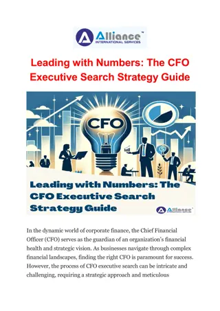 Leading with Numbers: The CFO Executive Search Strategy Guide