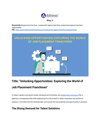 Unlocking Opportunities_ Exploring the World of Job Placement Franchises
