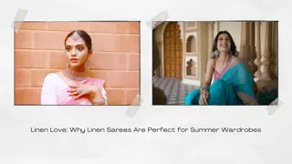 Linen Love Why Linen Sarees Are Perfect for Summer Wardrobes