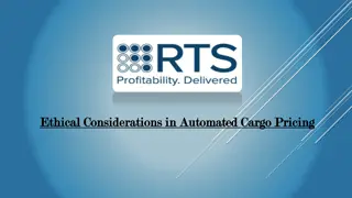 Ethical Considerations in Automated Cargo Pricing