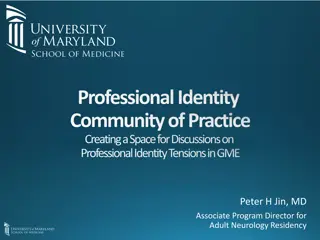 Professional Identity Community of Practice