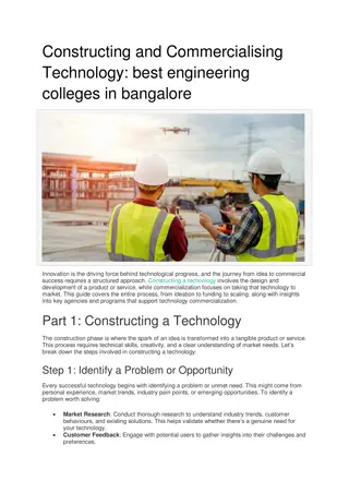 Constructing and Commercialising Technology: best engineering colleges in bangal