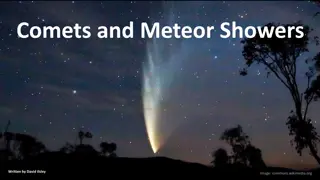 Comets and Meteor Showers