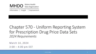 Uniform Reporting System for Prescription Drug Price Data Sets Requirements 2024