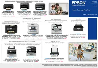EPSON 3-in-1 Printers: Save Money and Time