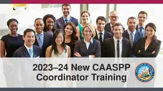 2023 – 24 New CAASPP Coordinator Training