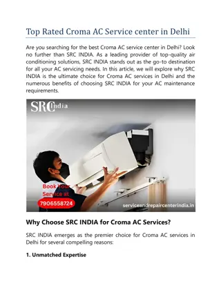 Top Rated Croma AC Service center in Delhi