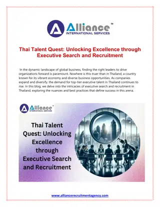 Thai Talent Quest Unlocking Excellence through Executive Search and Recruitment