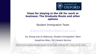 Visa Options for Staying in the UK: The Graduate Route and More