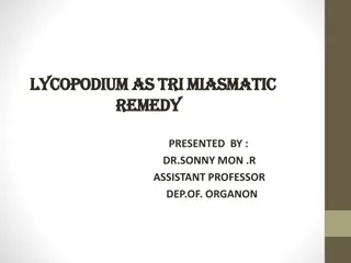 Understanding Lycopodium as a Tri-Miasmatic Remedy