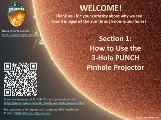 Understanding Pinhole Projection of the Sun with NASA PUNCH Outreach