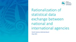 Rationalization of statistical data exchange between national and   international agencies