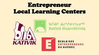 Entrepreneur Local Learning Centers