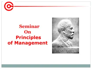 Essential Principles of Management Discussed in Seminar
