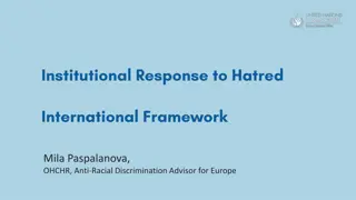 International Human Rights Treaties and Recommendations for Combatting Racism