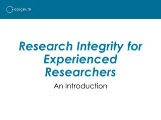 Enhancing Research Integrity for Experienced Researchers