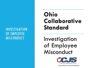Ohio Collaborative Standard: Investigation of Employee Misconduct