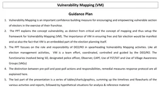 Vulnerability Mapping (VM).Guidance Plan