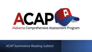 ACAP Summative Reading Subtest Updates and Impact Analysis 2023