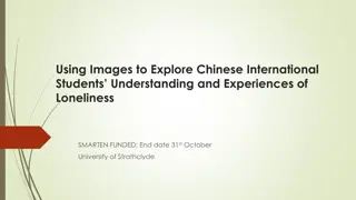 Exploring Loneliness Among Chinese International Students Through Images