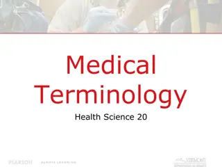 Medical Terminology Health Science 20