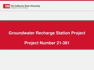 Groundwater Recharge Station Project