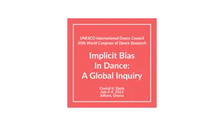 Implicit Bias in Dance: Exploring Unconscious Beliefs and Behaviors