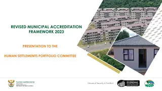 Revised Municipal Accreditation Framework 2023 Overview