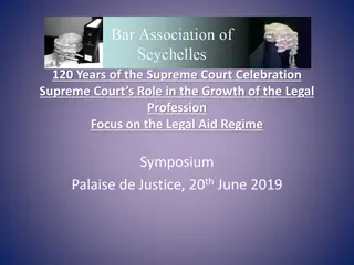 Evolution of Legal Aid Regime in Seychelles