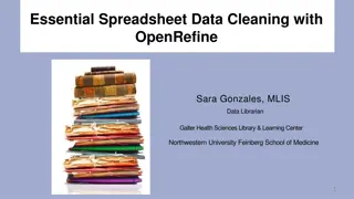 Essential Spreadsheet Data Cleaning with OpenRefine