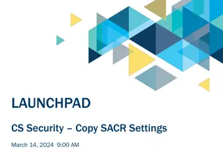 Launchpad Operations and Security Enhancements